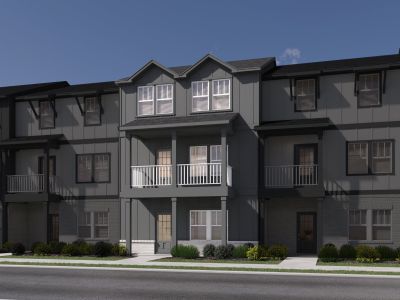 New construction Townhouse house 5980 Molo Ln, Cumming, GA 30041 plan Leighton - image