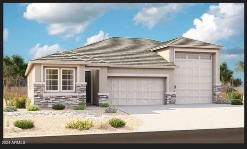 New construction Single-Family house 18599 W Swayback Pass Pass, Surprise, AZ 85387 Pewter- photo 0