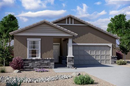 New construction Single-Family house 20098 W Badgett Lane, Litchfield Park, AZ 85340 Moonbeam- photo 0