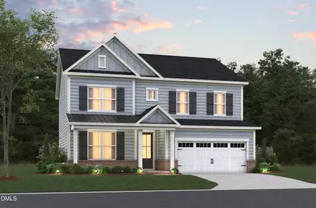 New construction Single-Family house 2492 Vetrina Wy, Apex, NC 27502 plan Elizabeth - image