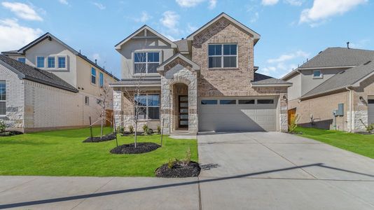 New construction Single-Family house 2140 Ghost Rider Ct, Leander, TX 78641 plan The Lincoln II - image