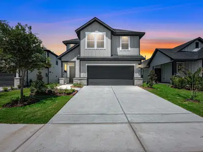 New construction Single-Family house 7711 Basil Ridge Dr, Cypress, TX 77433 plan Guadalupe - image