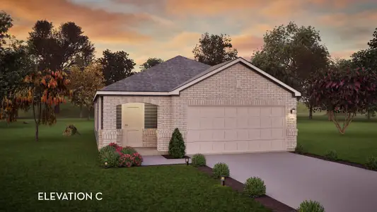 New construction Single-Family house 1527 Vanessa Gold, Crosby, TX 77532 plan Oak - image