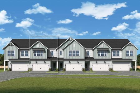 New construction Townhouse house 282 Newtown Creek Dr, Charleston, SC 29412 plan The Sullivan - image