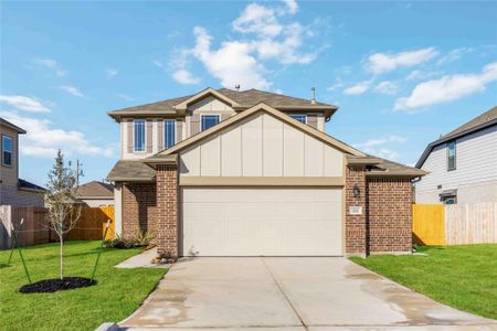 New construction Single-Family house 15920 Cy Young Ct, Splendora, TX 77372 plan Mansfield - image