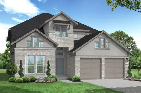 New construction Single-Family house 18714 Windy Orchard St, Manvel, TX 77578 plan Justin - image