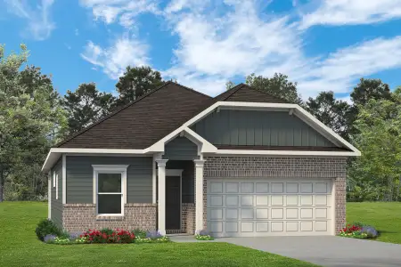 New construction Single-Family house 360 Stone Placa Trl, Brookshire, TX 77423 plan The Kettering II - image