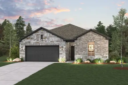 New construction Single-Family house 17026 Clover Fern Ln, Waller, TX 77484 plan Travis - image