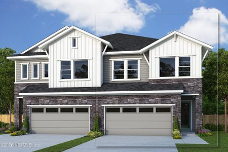 New construction Townhouse house 10181 Element Rd, Jacksonville, FL 32256 - image