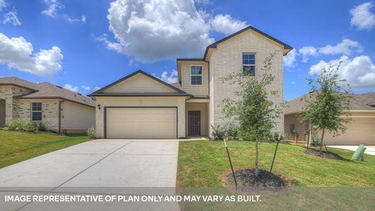 New construction Single-Family house 334 Boatman Cv, Seguin, TX 78155 plan The Midland - image