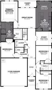 Beazer Homes Goodland Magnolia plan