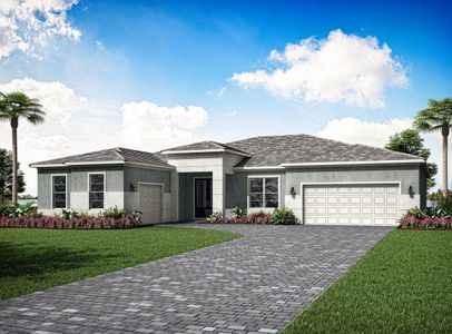 New construction Single-Family house 14093 Sw Delilah Way, Port Saint Lucie, FL 34987 Opal- photo 0