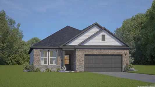 New construction Single-Family house 7022 Comanche Cave, San Antonio, TX 78233 plan The Glenwood F - image