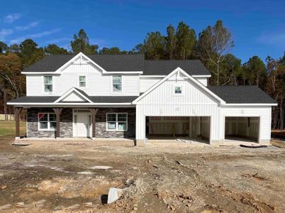 New construction Single-Family house 445 E. Clydes Point Way, Wendell, NC 27591 Cedar Hill- photo 0