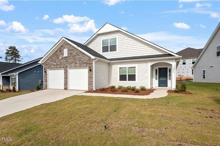 New construction Single-Family house 214 Cherry Blossom Ct, Unit 105, Garner, NC 27529 Jensen- photo 1 1