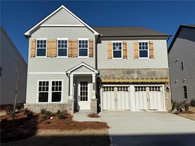 New construction Single-Family house 111 Declan Pass, Dawsonville, GA 30534 Scarlet Homeplan- photo 0