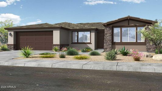 New construction Single-Family house 1329 W Via De Olivos Drive, San Tan Valley, AZ 85140 Sedona- photo 0