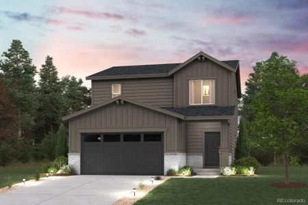 New construction Single-Family house 210 Grayson Ave, Fort Lupton, CO 80621 plan Leyland - image