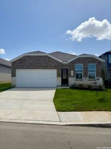 New construction Single-Family house 14828 Granite Gdn, Elmendorf, TX 78112 plan Navarre - image