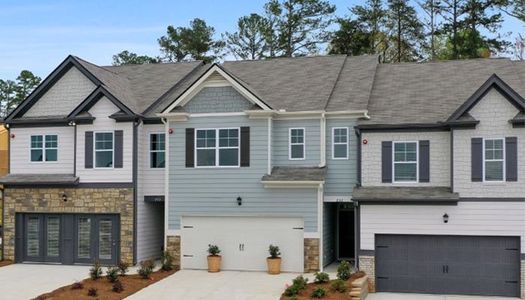 New construction Single-Family house 2555 Poppy Ct, Buford, GA 30519 plan SALISBURY 24'  TOWNHOME - image