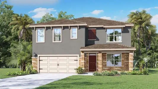 New construction Single-Family house 33672 Seattle Slew Dr, Sorrento, FL 32776 plan HAYDEN - image