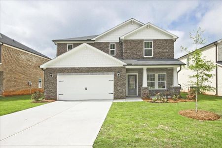 New construction Single-Family house 7754 Richmond Trail, Fairburn, GA 30213 Dakota- photo 0