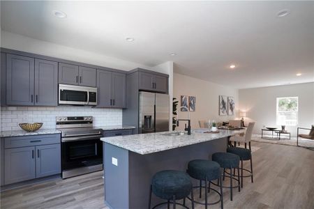 New construction Townhouse house 4964 Villager Ln, Stone Mountain, GA 30083 - image