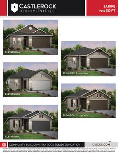 New construction Single-Family house 8430 Sharpies Cyn, San Antonio, TX 78222 Sabine- photo 1 1