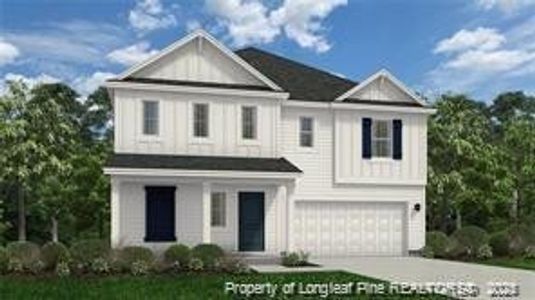 New construction Single-Family house 57 Bennington Wy, Lillington, NC 27546 Wayfare- photo 0