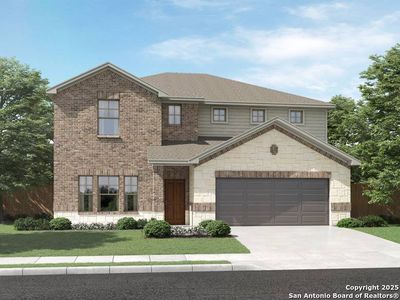 New construction Single-Family house 100 Shelton Pass, Cibolo, TX 78108 Kessler- photo 0