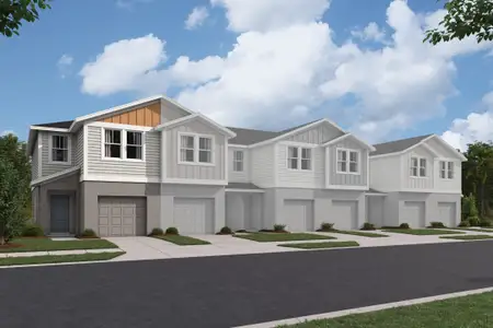 New construction Townhouse house 3879 King Hill Dr, Haines City, FL 33844 plan Laguna - image
