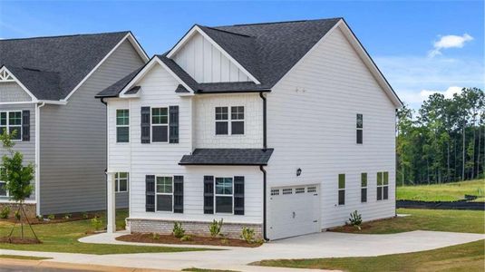 New construction Single-Family house 302 Friendship Oak Wy, Hampton, GA 30228 plan Somerset - image