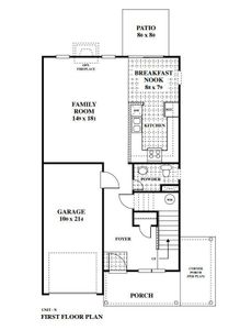 New construction Townhouse house 5303 Cherrie Kate Ct, Stanley, NC 28164 plan Norway - image 5