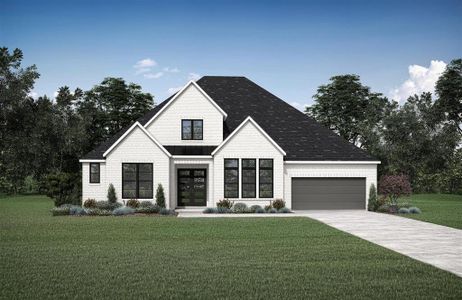 New construction Single-Family house 15464 Ringbill Way, Magnolia, TX 77354 Eastland II- photo 0