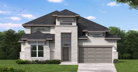 New construction Single-Family house 2402 Gleaming Pear Dr, Manvel, TX 77578 plan Lumberton - image
