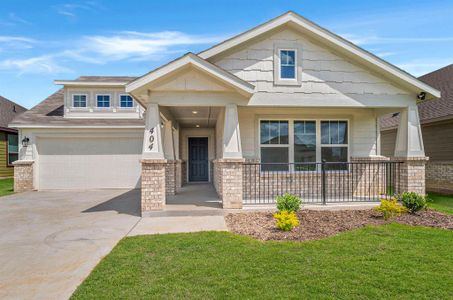 New construction Single-Family house 404 Rose Ave, Cleburne, TX 76033 Cardinal- photo 0