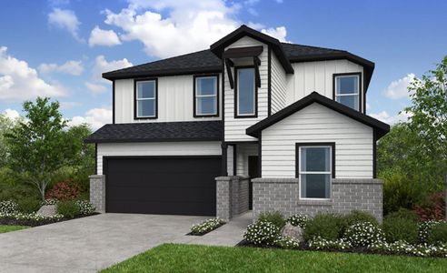 New construction Single-Family house 7815 Summer Solstice St, Cypress, TX 77433 plan Reid - image