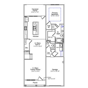 New construction Townhouse house 1203 Bell Heather Rd, Durham, NC 27703 plan Hyacinth - Vanguard Collection - image 4