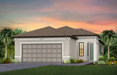 New construction Single-Family house 2121 Seville Ln, Naples, FL 34120 plan Flagstone - image