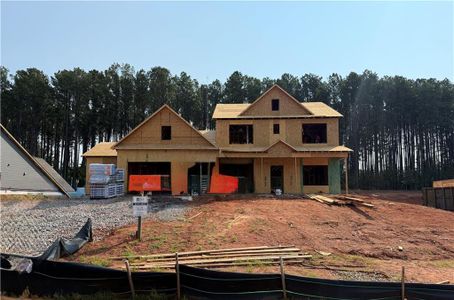 New construction Single-Family house 348 Weslyn Dr, Social Circle, GA 30025 plan (GA) Brooks A.1 3 Front Entry - image