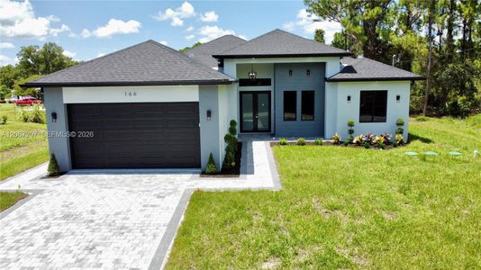 New construction Single-Family house 166 Wanatah Ave S, Lehigh Acres, FL 33974 - image