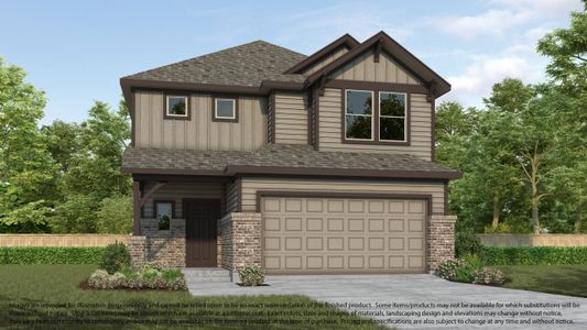 New construction Single-Family house 14722 Poplar Lake Tr, Cypress, TX 77429 plan 148 - image