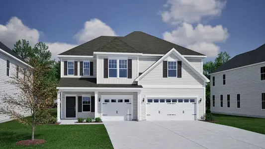 New construction Single-Family house 1173 Sunwater Ter, Leland, NC 28451 plan Warwick II - image