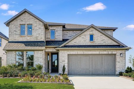 New construction Single-Family house 121 S Oak Dr, Oak Point, TX 75068 plan Saffron - image