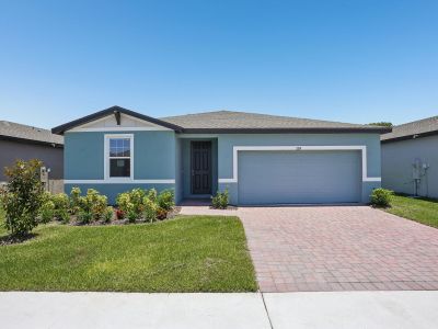 New construction Single-Family house 3214 Viceroy Ct, Poinciana, FL 34759 Foxglove- photo 1 1