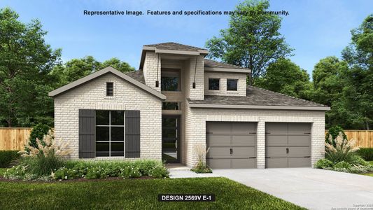 New construction Single-Family house 10823 Saleh Cor, San Antonio, TX 78224 plan 2569V - image