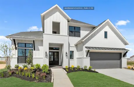 New construction Single-Family house 32426 Violet Dancer Ct, Fulshear, TX 77441 plan The Asher X - image