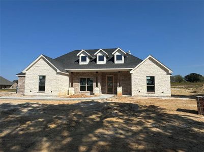 New construction Single-Family house 1326 W Dry Creek Road, Peaster, TX 76487 Sterling 26- photo 0