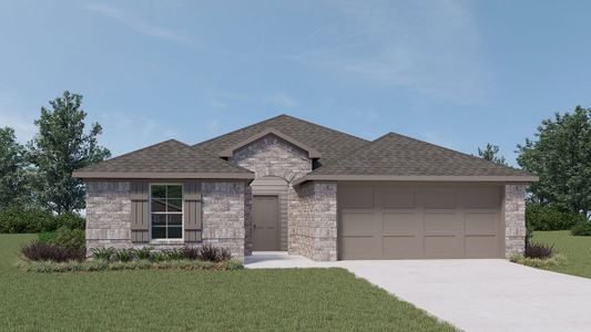 New construction Single-Family house 31730 Barrymoor Trce, Brookshire, TX 77423 plan HUNTSVILLE - image