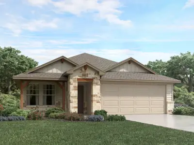 New construction Single-Family house 5116 Stockton Ln, Del Valle, TX 78617 The Braman (810)- photo 0